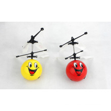 2015 Promotional best selling Infrared control flying ball smart sensor induction toy smile face